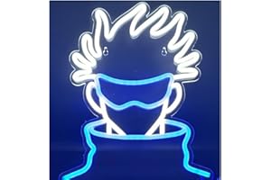 Zenin Decor | LED Gojo Wall Art Light - Handmade - Decorations - Japanese Display Backgrounds - Jujutsu Anime Peripherals, Dorm Game room Bedroom And Gift