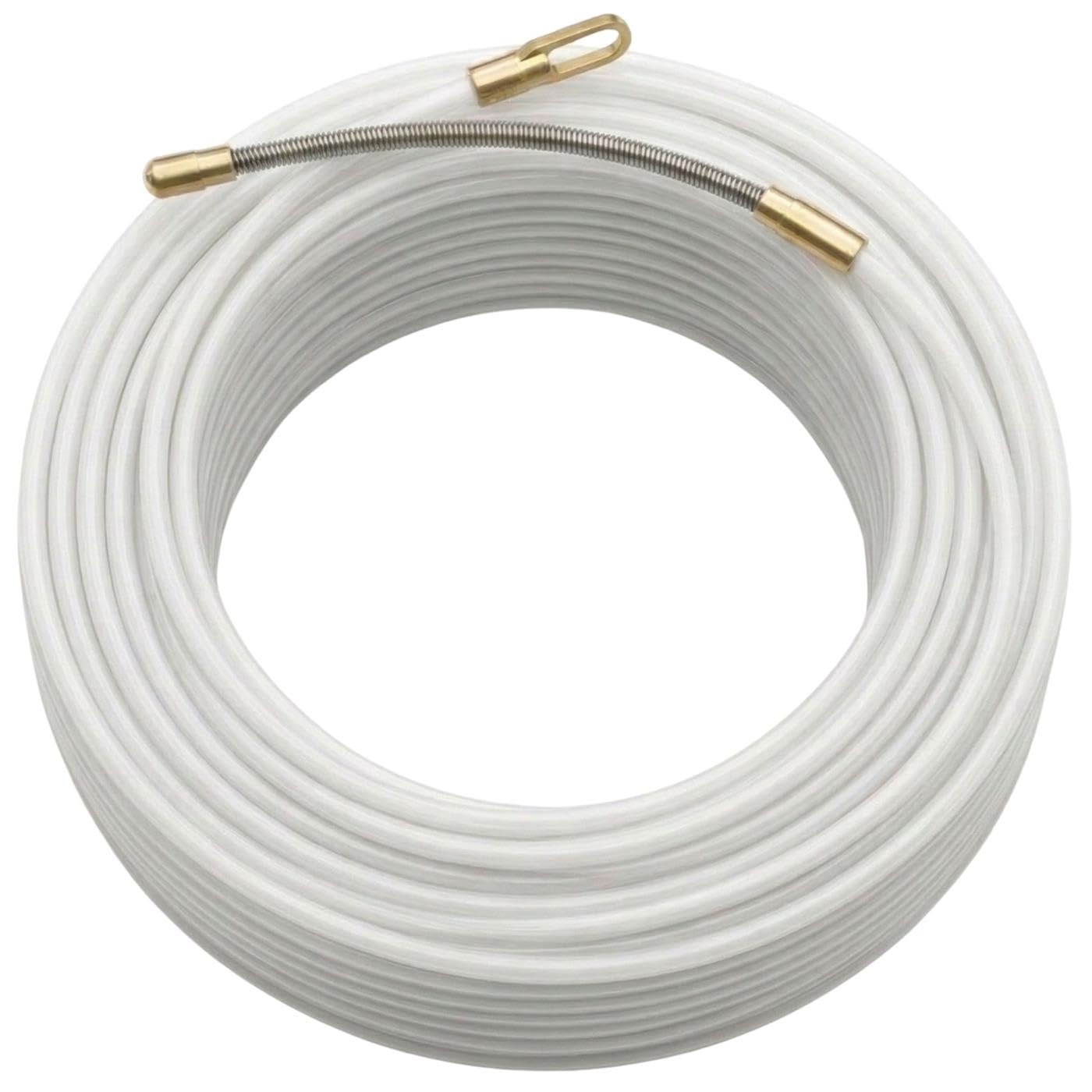 Lumonic Cable Puller 30 m with Guide Spring 3 mm I Polyamide Pulling Spiral I Pulling Spring Cable Pulling Tape for Electri