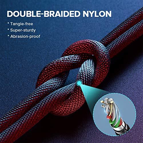 image for INIU USB C Cable, 【3 Pack】3A QC Fast Charging USB Type C Cable, Ny