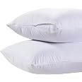 White Classic King Pillow Protectors with Zipper - 2 Pack, 20x36 Ultra-Soft | Cozy and Noiseless King Pillow Covers, 200 Thre