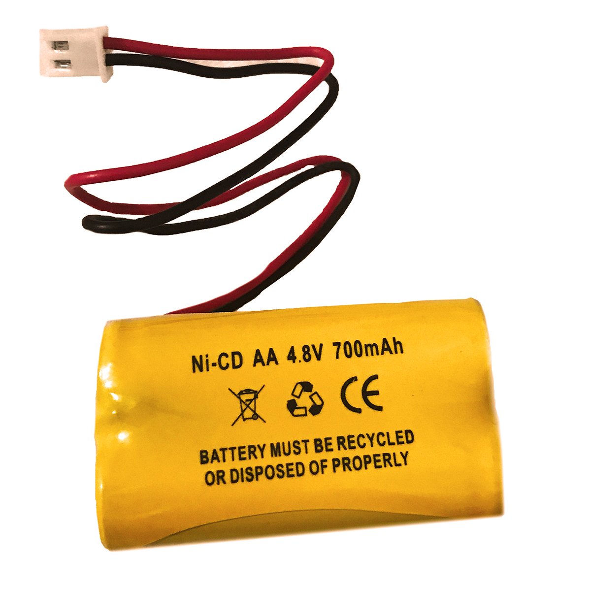 Lampada Di Emergenza Beghelli Batteria NICAD 4.8V 700mAh Per Segnali Luminosi Di Emergenza - Ricambio BL93NC487 Batteria Segnale Uscita - Foto 5