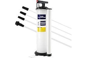 ATPEAM Manual Oil Changer Vacuum Fluid Extractor Pump | Fluid Extraction Kit for Engine Oil Changes, Automotive Fluids with 4