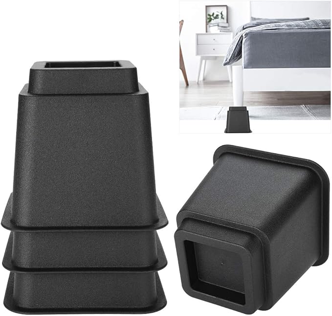 4Pcs / set elevadores de patas de muebles, elevadores de cama, muebles