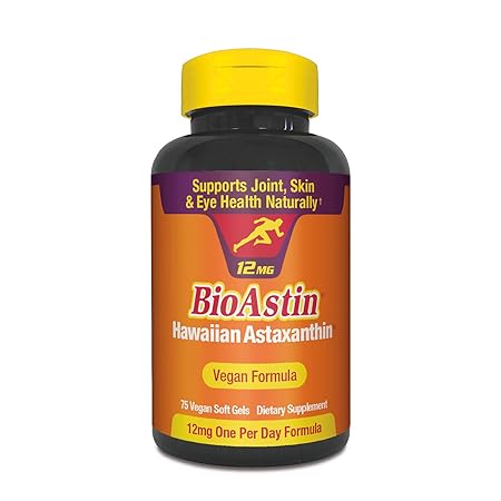 Nutrex Hawaii, BioAstin, 12 mg, 75 Vegan Soft Gels
