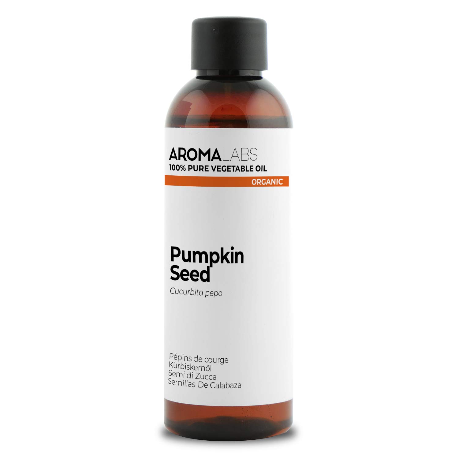 ORGANIC - PUMPKIN SEED Oil - 100mL - 100% Pure, Natural, Cold Pressed and AB Certified - AROMA LABS (French Brand)