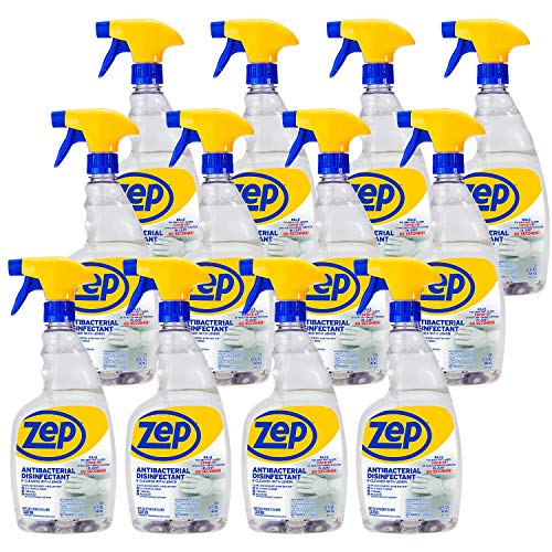 Zep Antibacterial Disinfectant Spray with Lemon 32 Ounce ZUBAC32 (Case