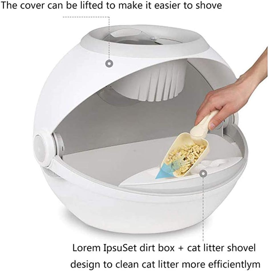 covered automatic litter box