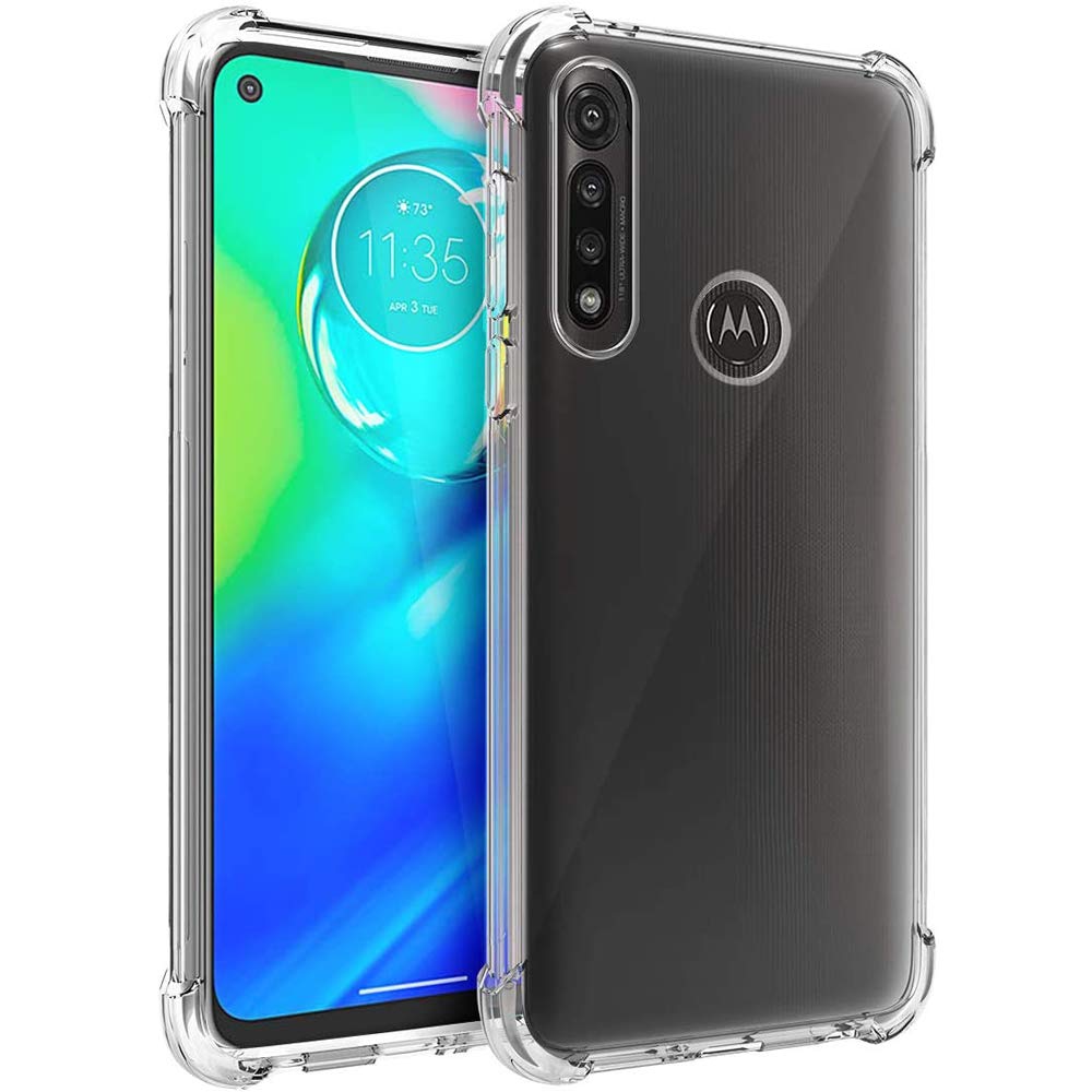 Photo 1 of GTElectro Case for Motorola Moto G Power (2020), Clear Soft Slim TPU Protective Cover with Corner Bumpers, Thin Durable Phone Case, Shockproof Protection, Flexible Transparent Moto G Power (2020) Case