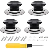 4 Pcs Pot Lid Knobs, Universal Pot Lid Top Replacement Knobs, Kitchen Cookware Universal Replacement Pan Lid Holding Handles for rival Crockpot Casserole Glass Saucepan Kettle - Heat Resistant