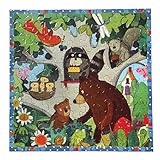 eeBoo Birthday Tree Puzzle for kids, 64 pieces
