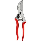 Felco F4 Pruning Shears &ndash; 9.25" Swiss-Made Garden Clippers for Pruning | Hand Pruners for Gardening | Garden Tool Cutter with Precision Bypass Blade, Aluminum Body, Replaceable Parts, Nut/Bolt Model