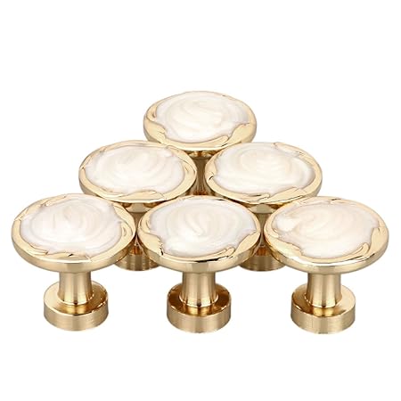 Vintage Cabinet Door Knobs Maikehome Round Drawer Dresser Handles