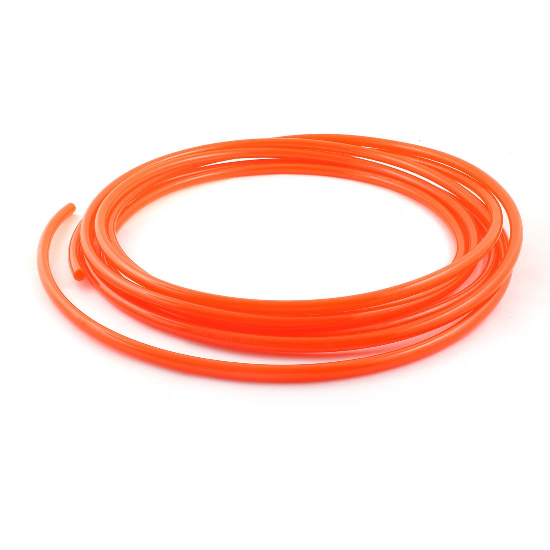 Sourcingmap Orange 5m 16Ft 8mm OD 6mm ID Polyurethane PU Air Hose Pipe Tube