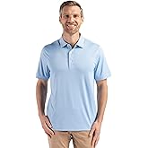 Cutter & Buck Mens Cutter & Buck Forge Eco Fine Line Stripe Stretch Recycled Mens Polo