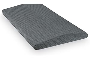 AAAini Lumbar Support Pillow for Bed, Memory Foam Pillow for Sleep, Waist Support Cushion, Lower Back Pillow for Back Pain Relief - Grey