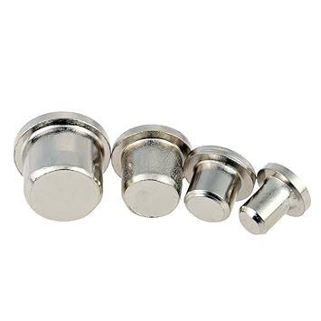 Generic 4pcs Dowel Centre Point Pin Set 6 / 8/ 10/ 12mm Dowel Tenon Center Set Transfer Plugs Woodworking Wood Drill Tool Accessories