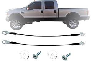 AUTO PARTS AVENUE APA Replacement for 1997-2012 F150 F250 Super Duty Pickup Tailgate Cable 21-1/8'' Pair Left and Right with Hardware