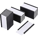 Outus 30 Pack Magnetic Label Holders 1 x 2 Inch