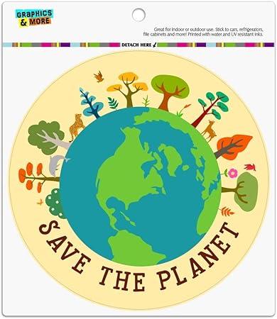 Amazon Co Jp 惑星イラスト保存保存自動車用自動車用冷凍庫ロッカービニールサークルマグネット 車 バイク