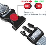ATETEO Reflective Adjustable Dog Collar with Soft Neoprene Padding 13-19.7in view 4