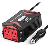 BESTEK 300W Power Inverter DC 12V to AC 110V Pure Sine Wave Inverter with 4.2A Dual Smart USB Ports Car Adapter