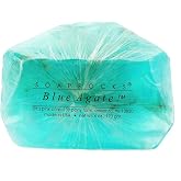 TS Pink Blue Agate SoapRocks - Soap that looks like a Rock ~ 6 oz. Gem Rocks Birthstone Jab&oacute;n Gemstone
