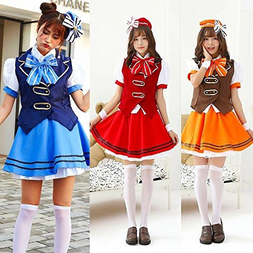 Amazon Co Jp 3色 ベスト付き アイドル風 コスプレ衣装 ホビー Amazon Co Jp 3色 ベスト付き アイドル風 コスプレ衣装 ホビー