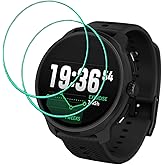Ranyi [2 Pack] for SUUNTO Race 2 Screen Protector, HD Clear 9H Hardness Anti-Scratch No Bubble Tempered Glass Screen Protector Protection Film for SUUNTO Race 2 GPS Sports Watch 1.5"