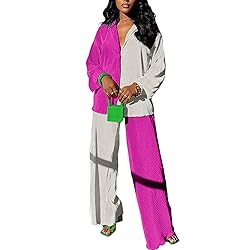 kaimimei Casual 2 Piece Outfit for Women - Linen