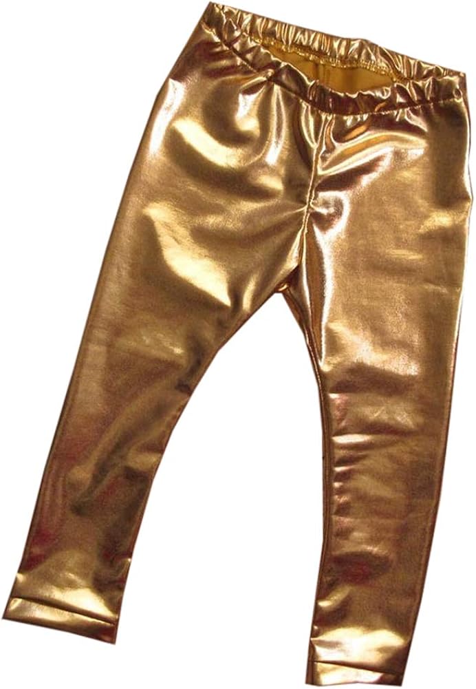 baby metallic leggings