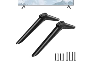 Maozhren TV Stand Legs for Hisense TV Legs, for Hisense TV 40H5590F 40H4F 40H3F9 40H4030F1 43H4F 43H4030F 43H4030F1 TV Stand with Screws Set, Easy to Install, Black