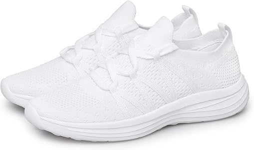 white slip on athletic shoes