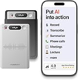 HyBran AI Voice Recorder for Phone Calls, Meetings & Lectures | Smart AI Note-Taking Device with Dedicated App for Transcript