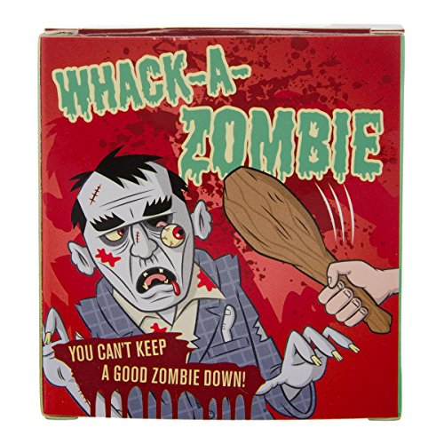 Running Press Whack-A-Zombie Fun Inflatable Mini Desktop Stress Toy & Book Bop Finger Punching Bag