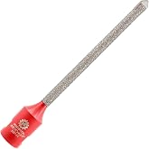 FOCSTOL Diamond Mortar Raking Bit - Mortar Router Bit with Carbide Tipped for Mortar Removal and Tuck Pointing Masonry Stone Brick Removal 5/16''x4-3/4''(8x121mm)