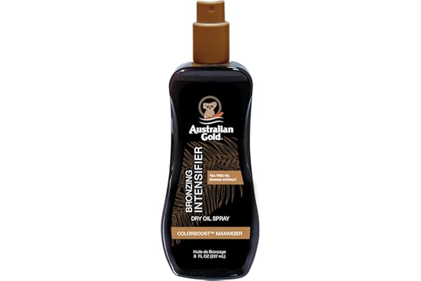 Australian Gold Bronzing Intensifier Dry Oil Spray, 8 Ounce | Colorboost Maximizer (AGDOBS)