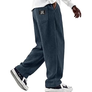 Shiketong Mens Sweat Pants Essentials Casual Drawstring Waist Jogging Slacks with Pockets Home Gym