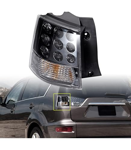 thumbnail image 2 of Rear Bumper Tail Fog Light Lamp For Mitsubishi Outlander MK2 2006-2012 - Left Or Right Side Replacement 2 of 12