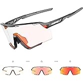 KAPVOE Photochromic Cycling Glasses Men Women Clear Mountain Bike Sunglasses MTB Bicycle Riding Sports Triathlon - K170
