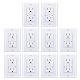 3GRACE 15 Amp GFCI Outlet, Tamper-Resistant GFI