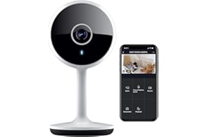 Geeni Vivid Indoor Smart Wi-Fi Camera, 1080p HD Surveillance with 2-Way Talk and Motion Detection, Compatible with Alexa and 