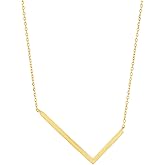 MAX + STONE Solid White 10K Gold Initial Pendant Necklace for Women | Personalized 10K Gold Necklace for Women | Real 10kt Letter Necklaces with Initial Letter A on an 16-18 inch Cable Chain