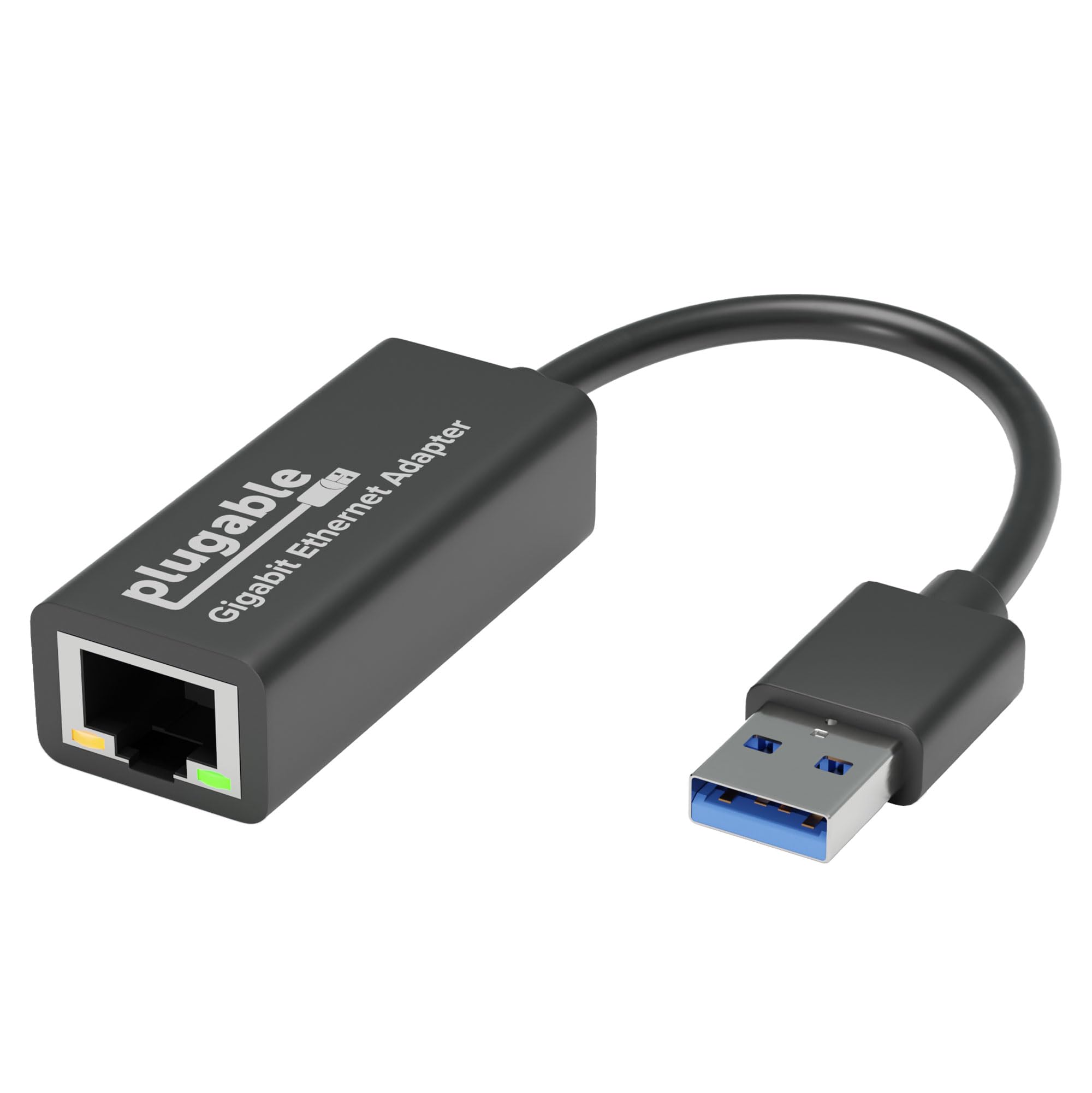 Plugable USB to Ethernet Adapter, USB 3.0 to Gigabit Ethernet, Compatible with Windows 11, 10, 8.1, 7, XP, macOS, Linux, Chrome OS