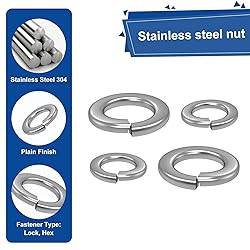 QISHENG 25 PCS 1/2"-13 Stainless Steel SAE Spring