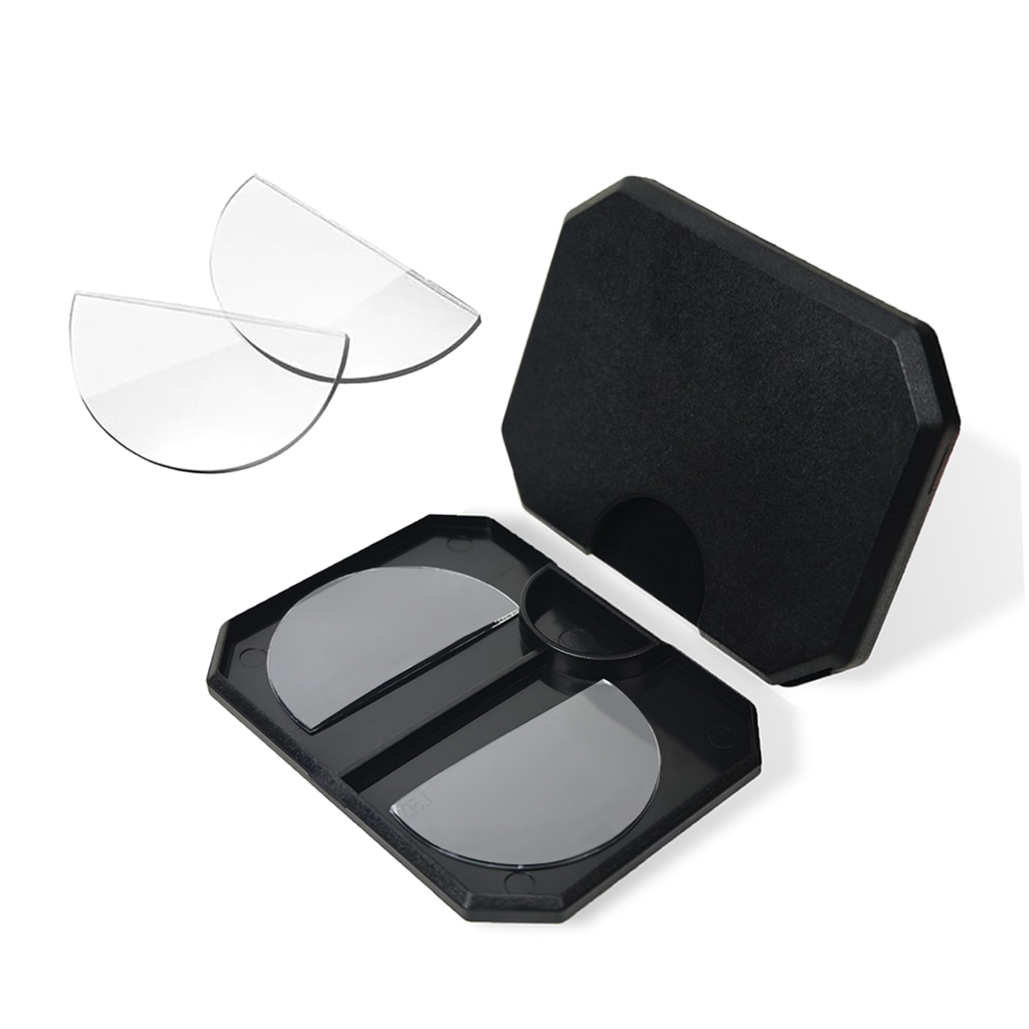 Photo 1 of MZWOTO 1 Pack Stick On Lenses for Sunglasses, Reusable Magnifying Stickers, Turn Any Eyeglasses or Shades Into Reading Glasses, +150