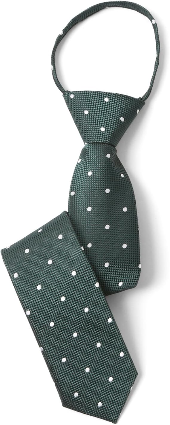 Amazon エムエイチエー M H A Style ネクタイ 子供用 ドット 簡単装着 キッズ ジュニア 男の子 男子 全5色 E グリーン フォーマル 通販