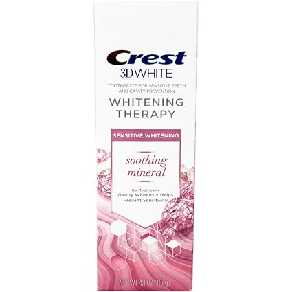 Crest 3d White Whitening Therapy Sensitivity Care Fluoride Toothpaste