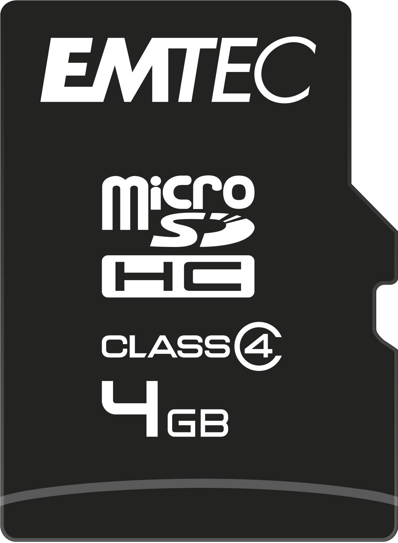 Emtec ECMSDM4GHC4 MicroSDHC Class 4 4 GB Memory Card