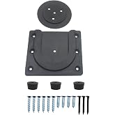 OZXNO 1Set Dart Board Mounting Bracket Plastic Dartboard Bracket Black Dart Board Stand with Screws