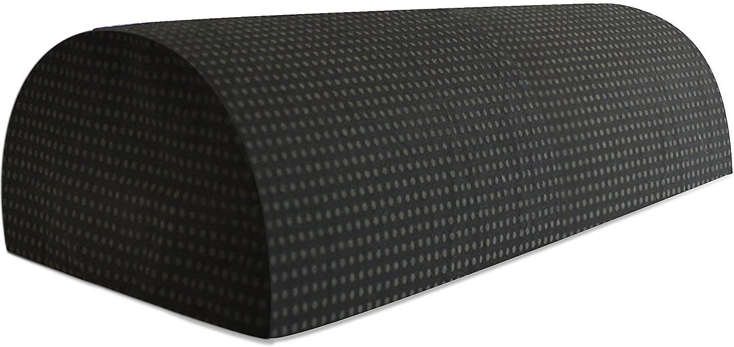 LEEYYO Half Moon Pillow for Leg Elevation Ankle Knee Neck and Lumbar Support Bolster Non-slip Removable Washable Cover